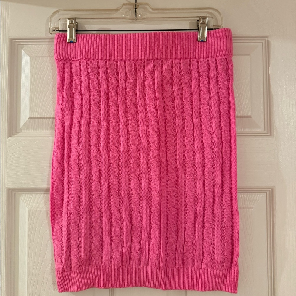 Hot Pink Sweater skirt